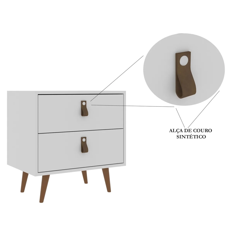 VELADOR DI PORETTI DESIGN PADUA 2C BLANCO - 4