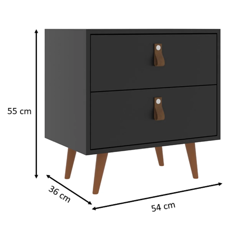 VELADOR DI PORETTI DESIGN PADUA 2C NEGRO  - 3