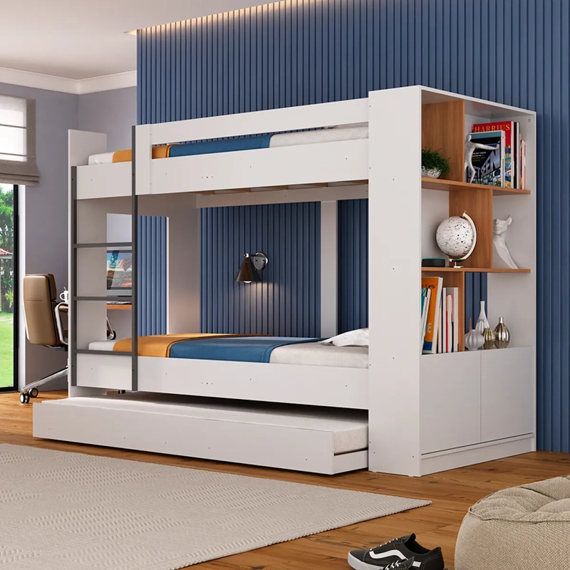 CAMAROTE DI PORETTI DESIGN 1226 CON CAMA AUXILIAR BLANCO - 4