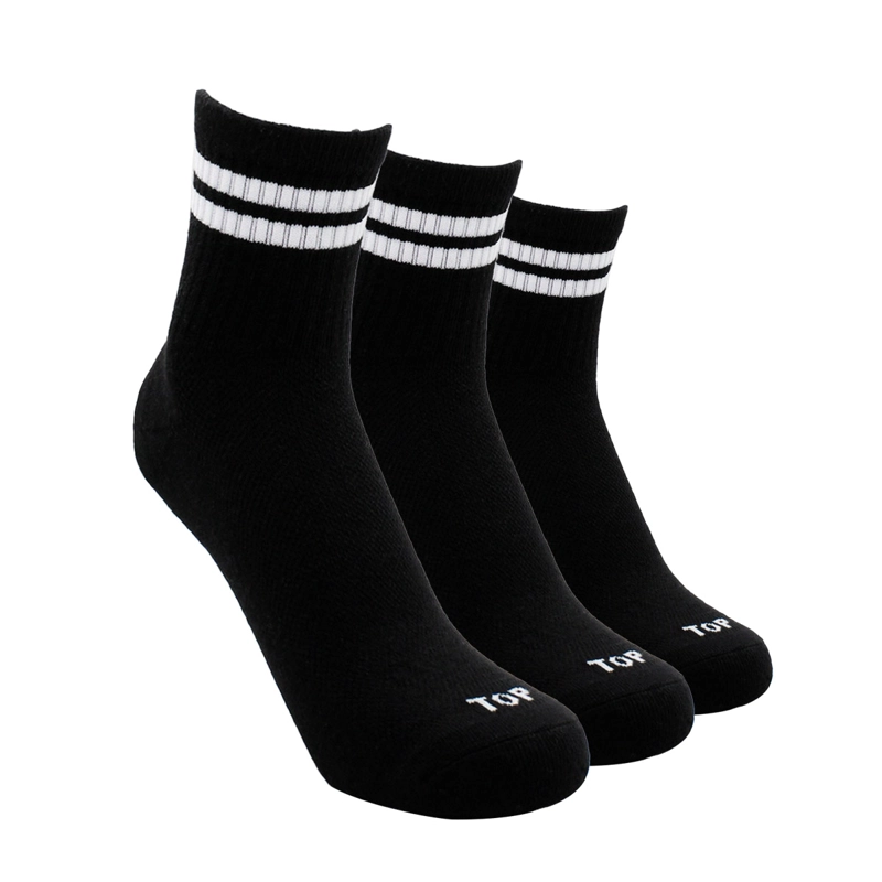 CALCETINES HOMBRE TOP PACK X3 NEGRO
