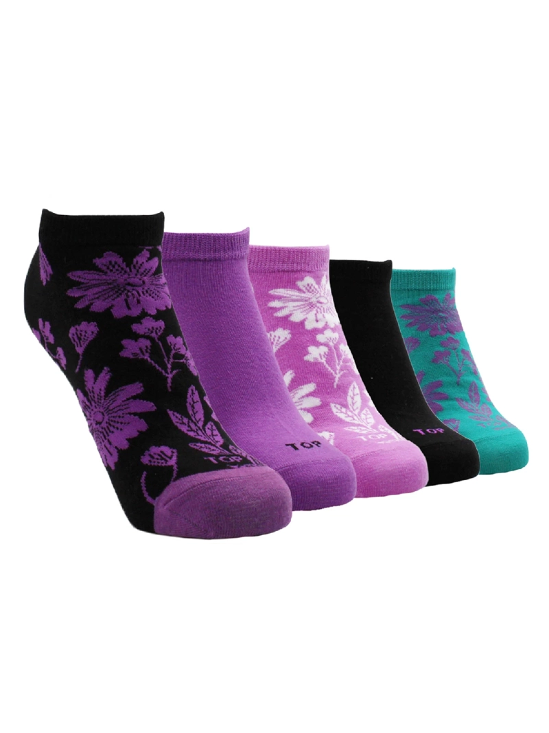 CALCETINES MUJER TOP PACK X5 ALGODÓN - 1