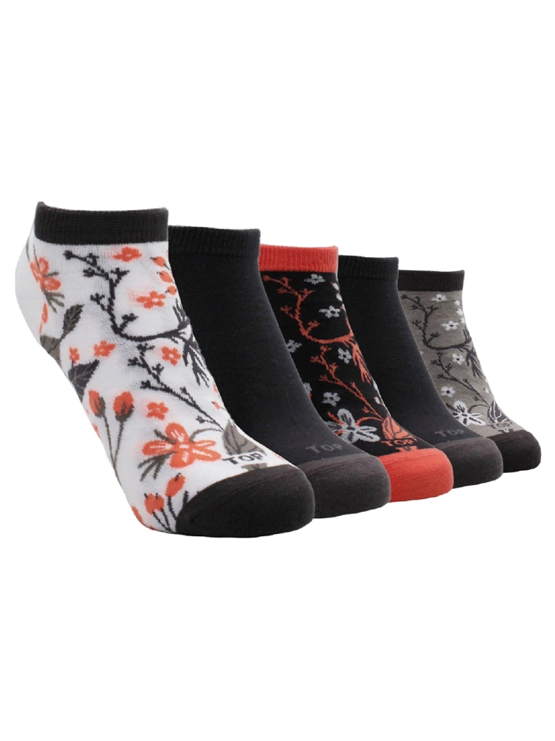 CALCETÍN MUJER TOP PACK X5 ALGODÓN - 1
