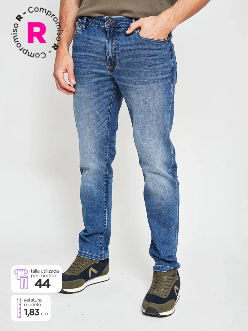 JEANS HOMBRE AEROPOSTALE SLIM ALGODÓN  - 1