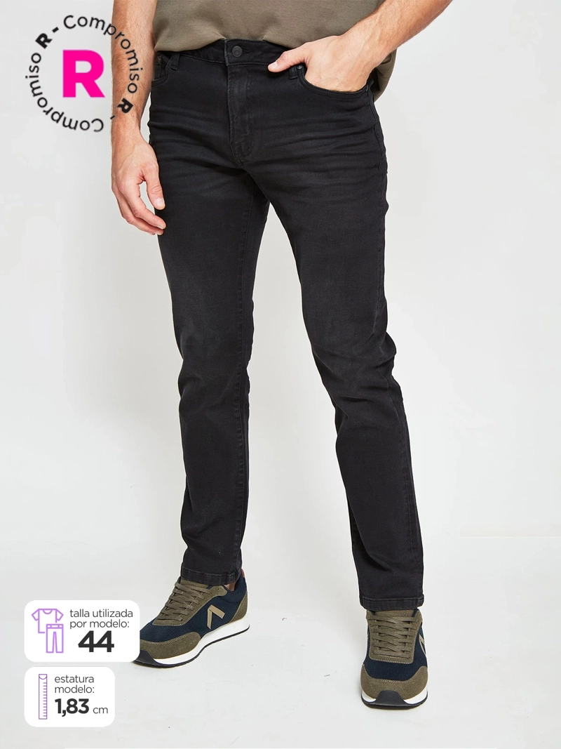 JEANS HOMBRE AEROPOSTALE SLIM ALGODÓN  - 1