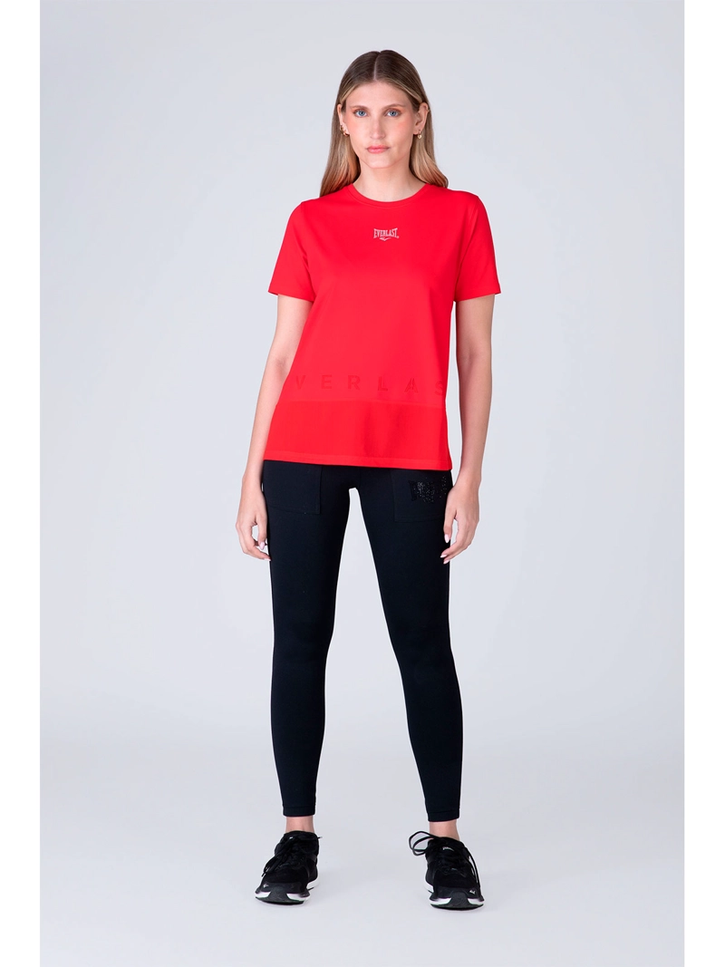 POLERA MANGA CORTA MUJER EVERLAST COSMOS - 3