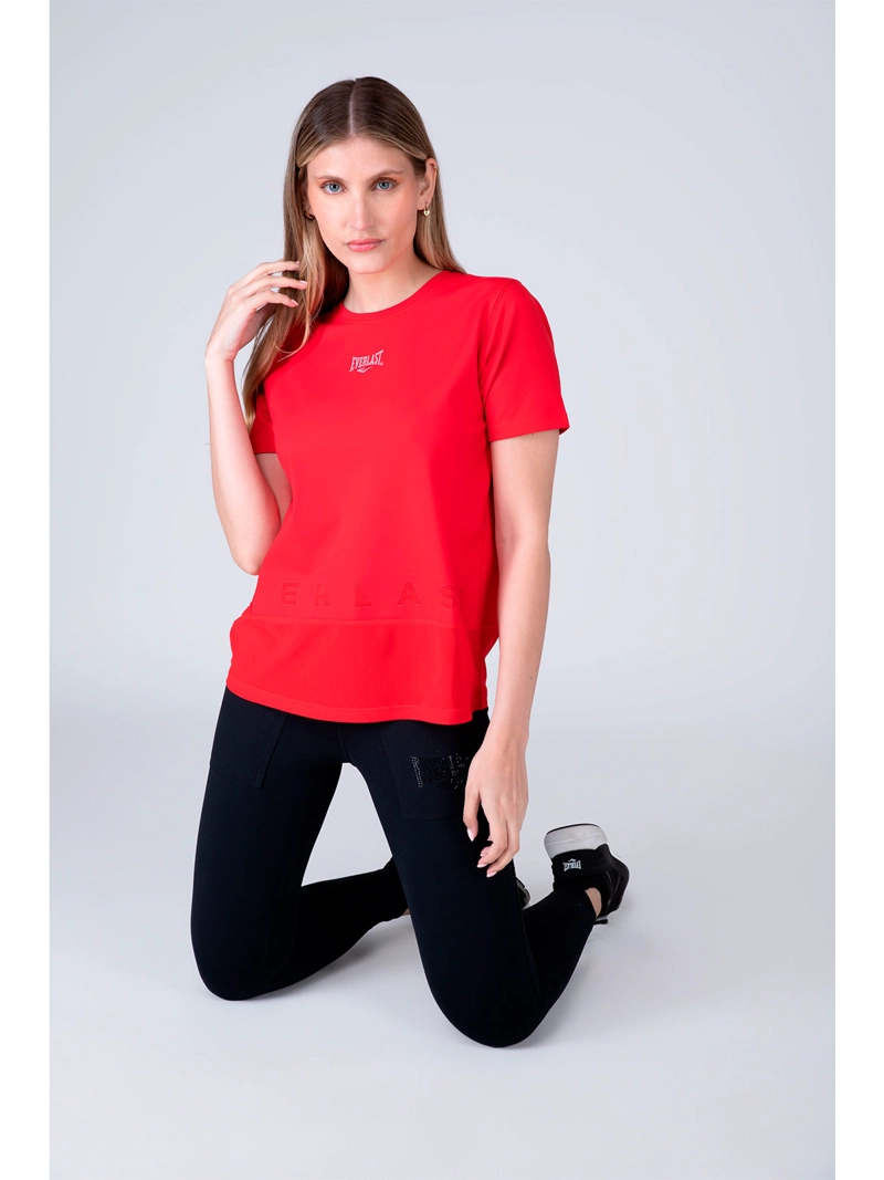 POLERA MANGA CORTA MUJER EVERLAST COSMOS - 6