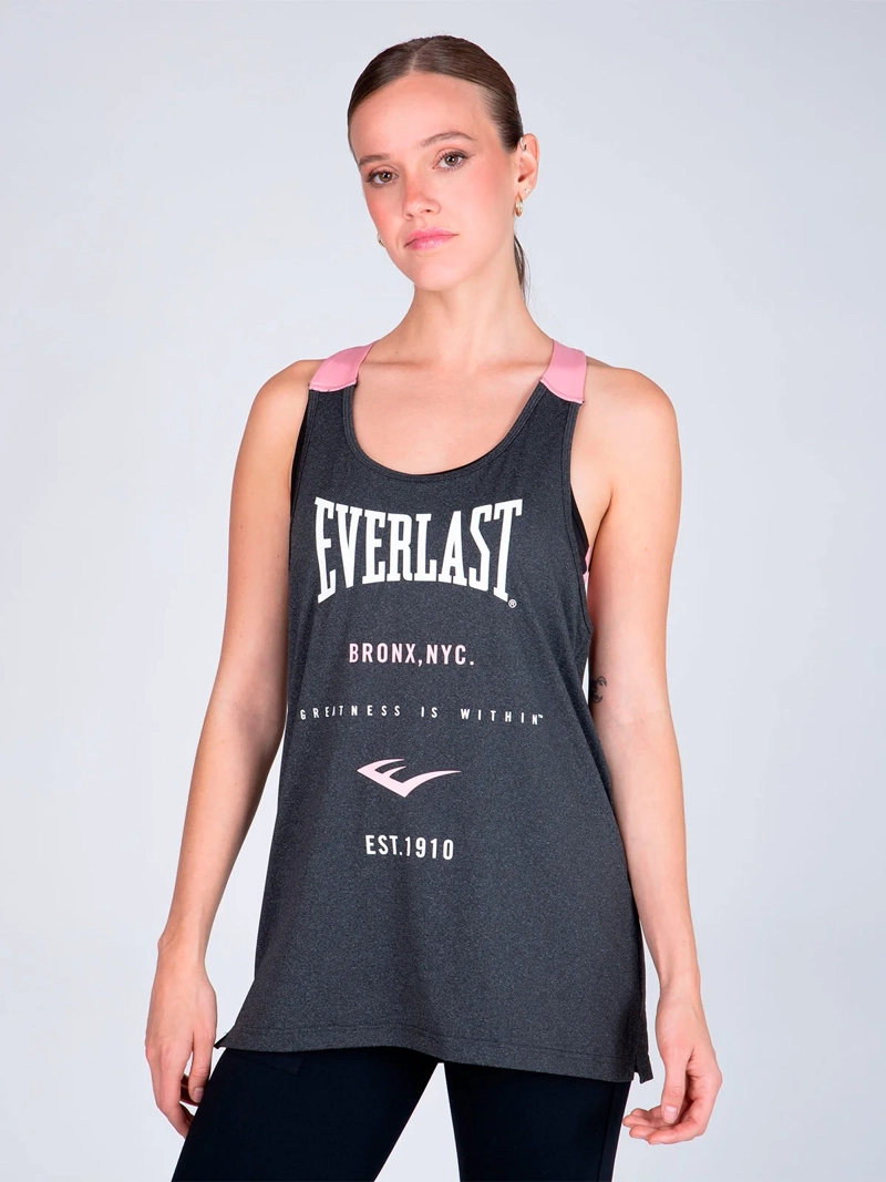 POLERA MUJER EVERLAST SIN MANGAS TANK SQUAD - 1