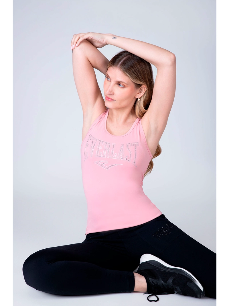POLERA SIN MANGAS MUJER EVERLAST TWIST - 5