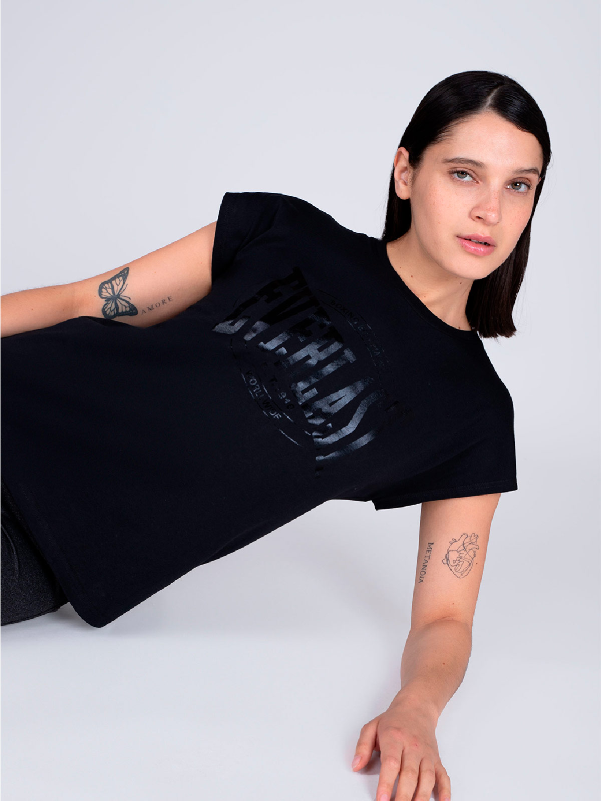 POLERA MANGA CORTA MUJER EVERLAST GLAD - 5