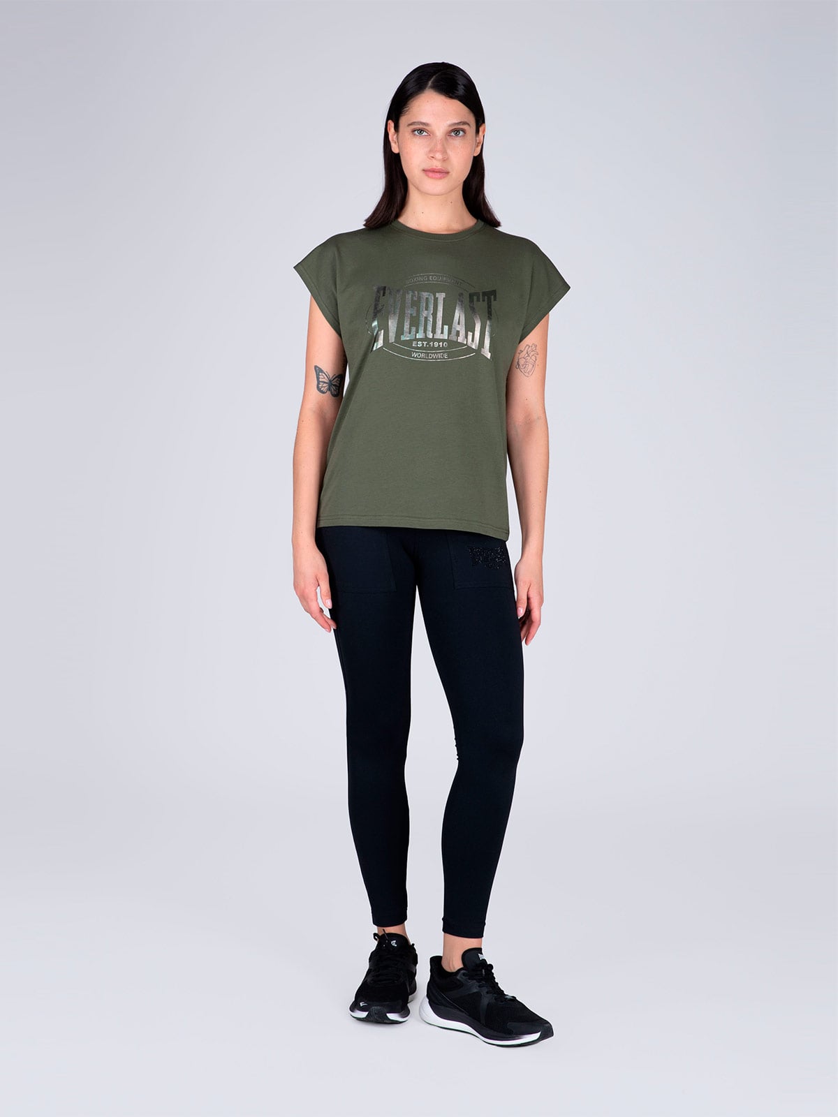 POLERA MANGA CORTA MUJER EVERLAST GLAD - 2