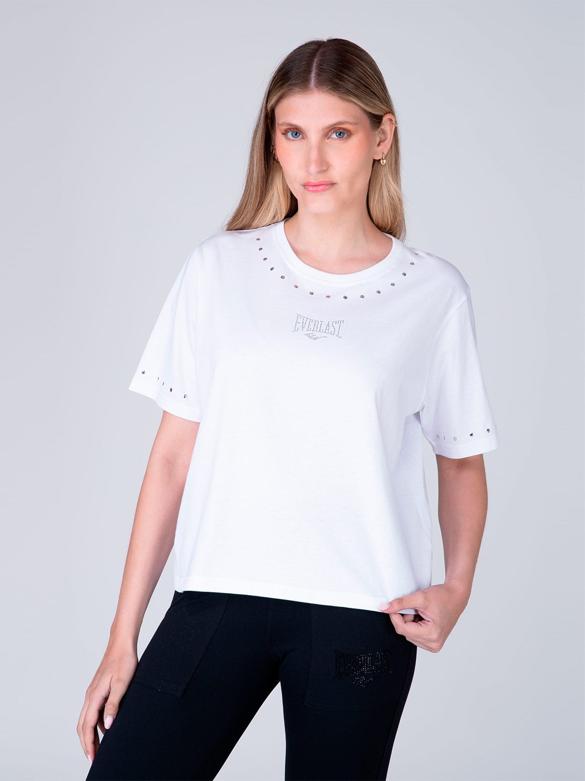 POLERA MANGA CORTA MUJER EVERLAST KNOCK OUT - 1