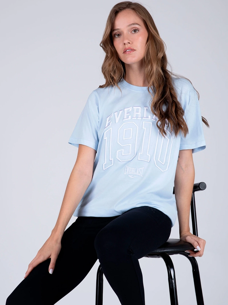 POLERA MANGA CORTA MUJER EVERLAST MOON - 5