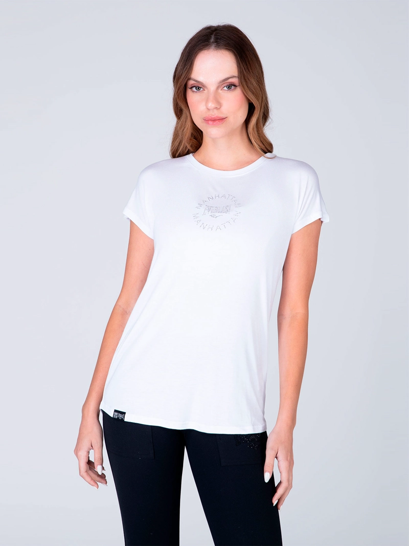 POLERA MANGA CORTA MUJER EVERLAST BALI - 1