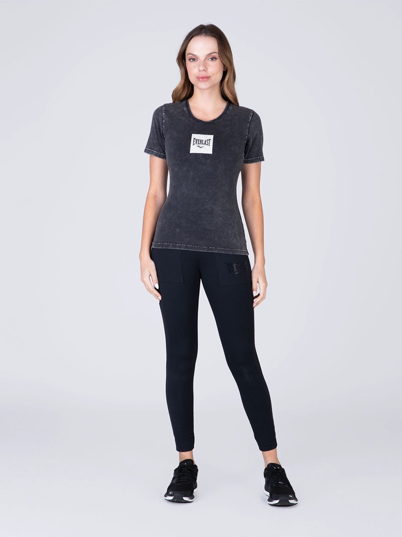 POLERA DEPORTIVA MANGA CORTA MUJER EVERLAST BRADFORD - 2