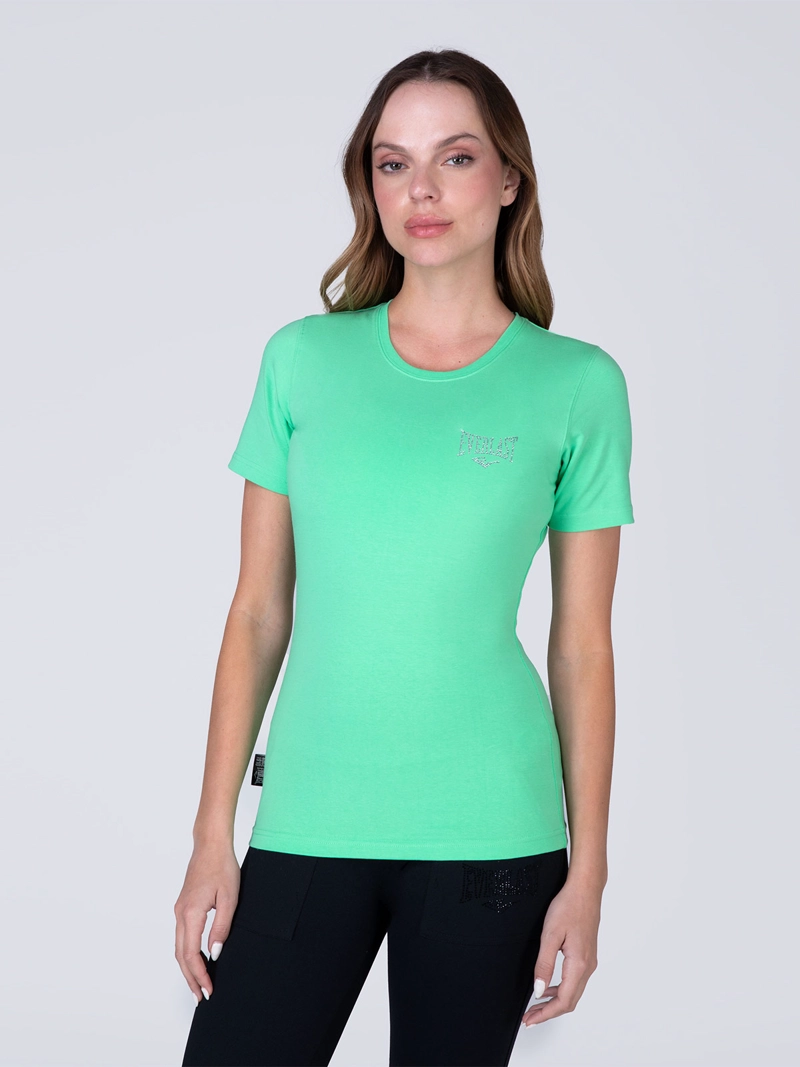 POLERA DEPORTIVA MANGA CORTA MUJER EVERLAST DRAF - 1