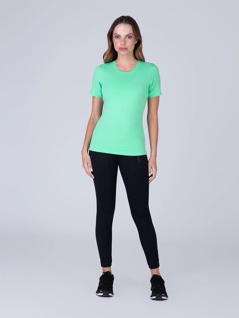 POLERA DEPORTIVA MANGA CORTA MUJER EVERLAST DRAF - 2