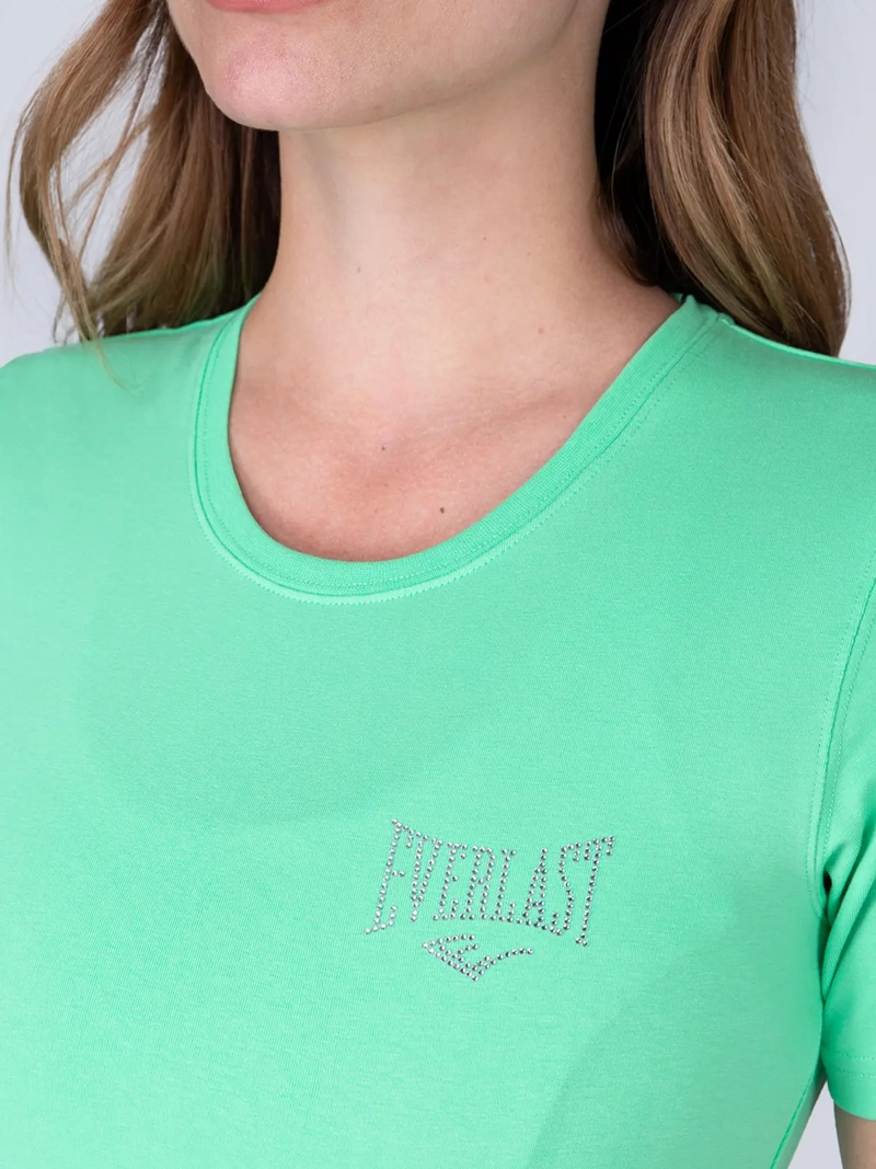 POLERA DEPORTIVA MANGA CORTA MUJER EVERLAST DRAF - 4