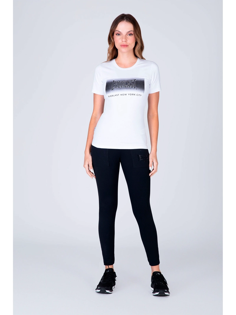 POLERA MANGA CORTA MUJER EVERLAST HABANA - 3