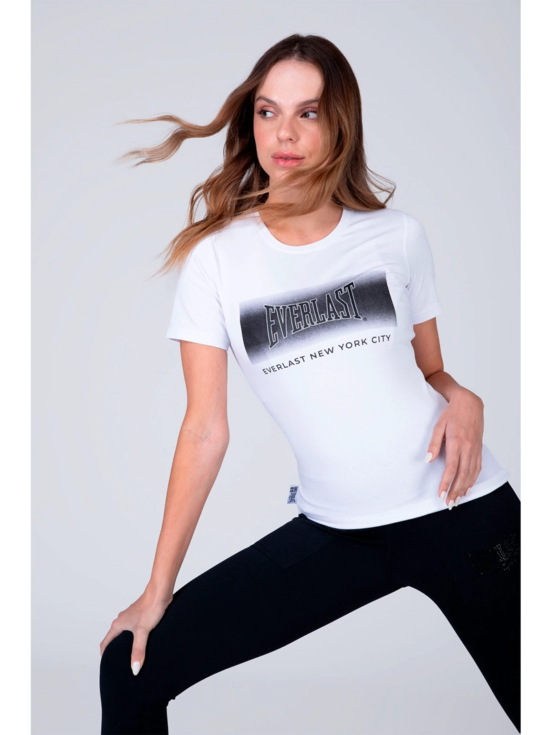 POLERA MANGA CORTA MUJER EVERLAST HABANA - 5