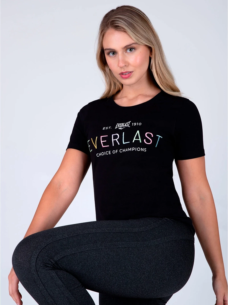 POLERA MANGA CORTA MUJER EVERLAST RIN - 5