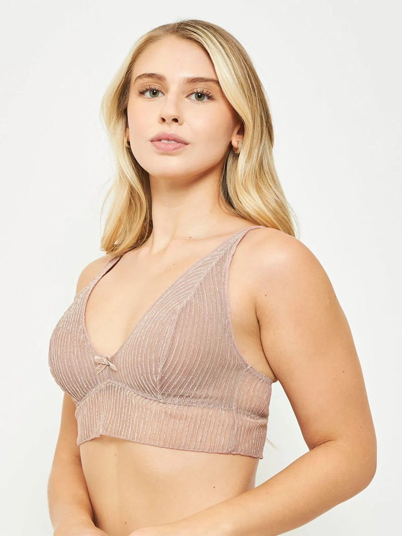 BRALETTE MUJER CHIC FRANCE LUREX TUL - 1