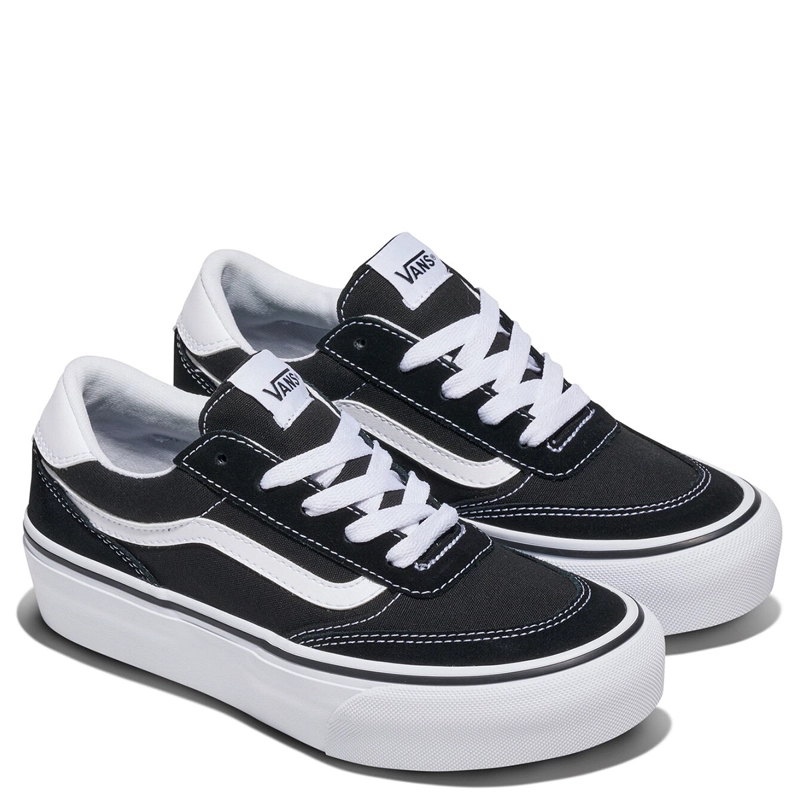 ZAPATILLAS MUJER VANS URBANAS NEGRO BROOKLYN LS PLATFORM  - 2
