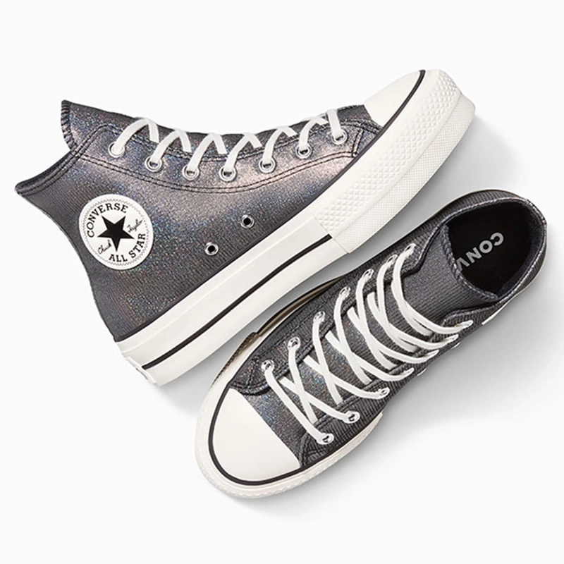 ZAPATILLAS MUJER CONVERSE URBANAS NEGRO CHUCK TAYLOR ALL STAR LIFT - 4
