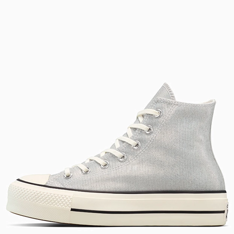 ZAPATILLAS MUJER CONVERSE URBANAS PLATEADO CHUCK TAYLOR ALL STAR LIFT - 3
