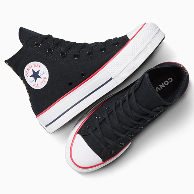 ZAPATILLAS MUJER CONVERSE URBANAS NEGRO CHUCK TAYLOR ALL STAR LIFT - 4