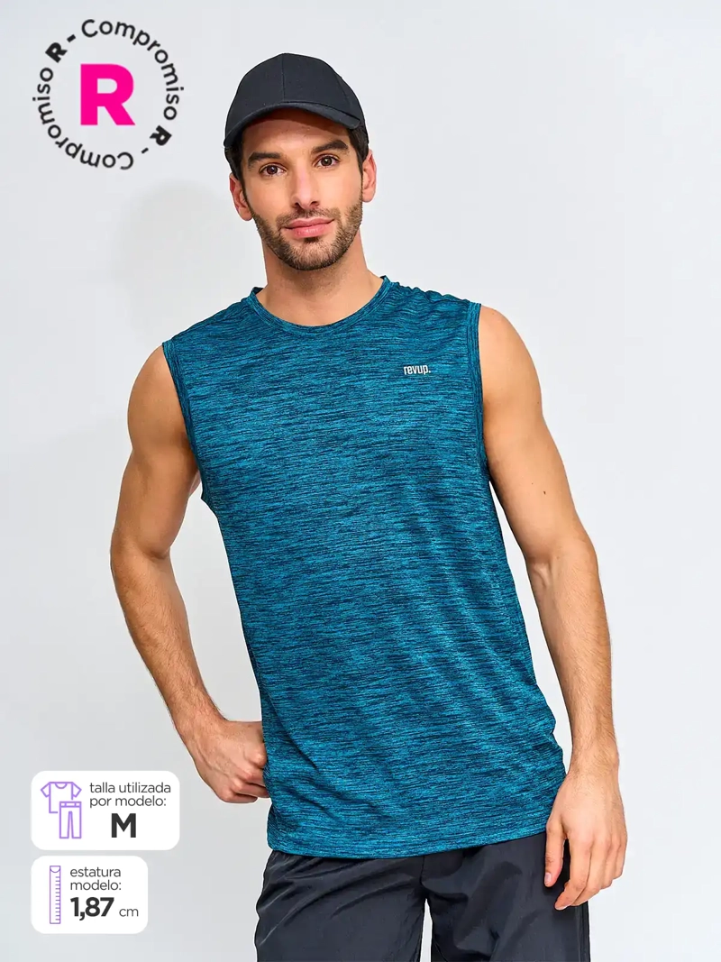 POLERA SIN MANGAS HOMBRE REVUP BROKY