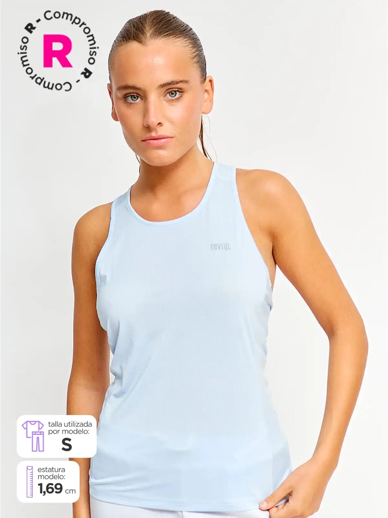 POLERA SIN MANGAS MUJER REVUP BANK - 1