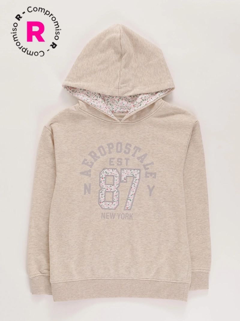 POLERÓN NIÑA AEROPOSTALE CAPUCHA - 1