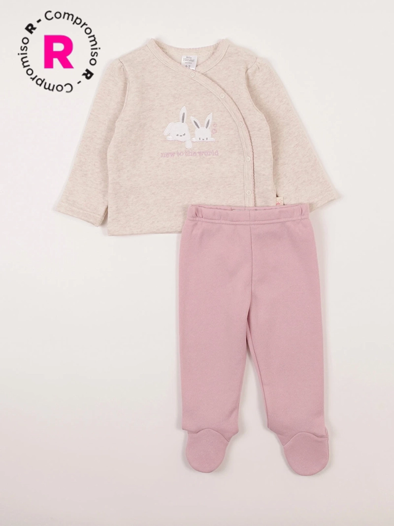 OSITO NIÑA BABY HARVEST FRANELA 2 PCS