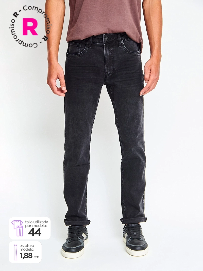 JEANS HOMBRE BARBADOS ALGODÓN BÁSICO REGULAR - 1