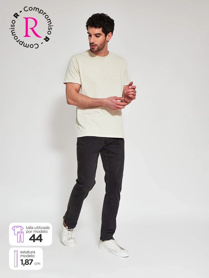 JEANS HOMBRE BARBADOS ALGODÓN BÁSICO REGULAR - 1