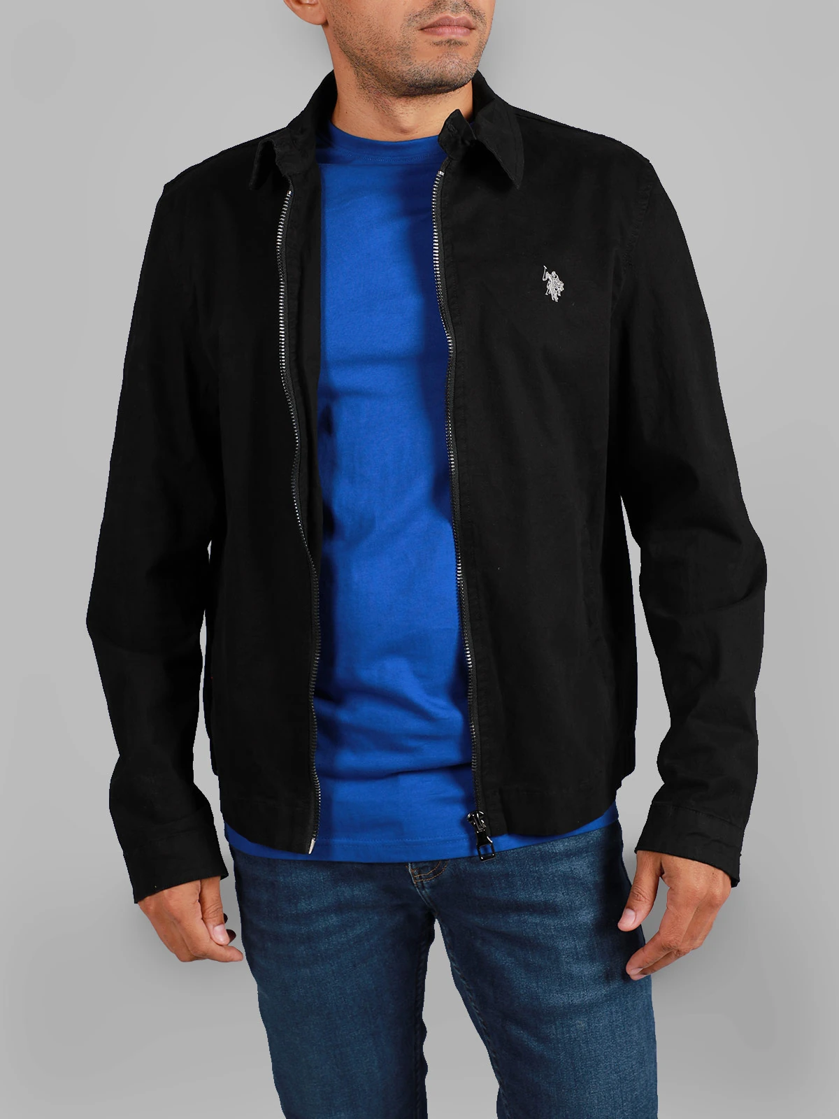 CHAQUETA HOMBRE US POLO ASSN ALGODÓN  - 1
