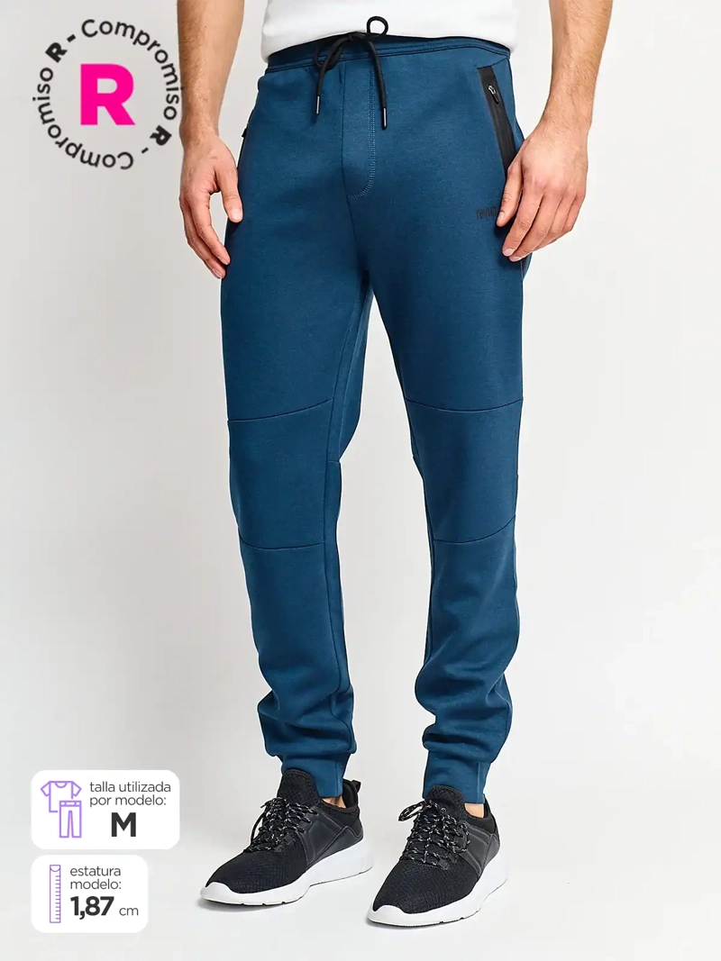 PANTALÓN DE BUZO HOMBRE REVUP CORTES RVP HOM FW26 - 1
