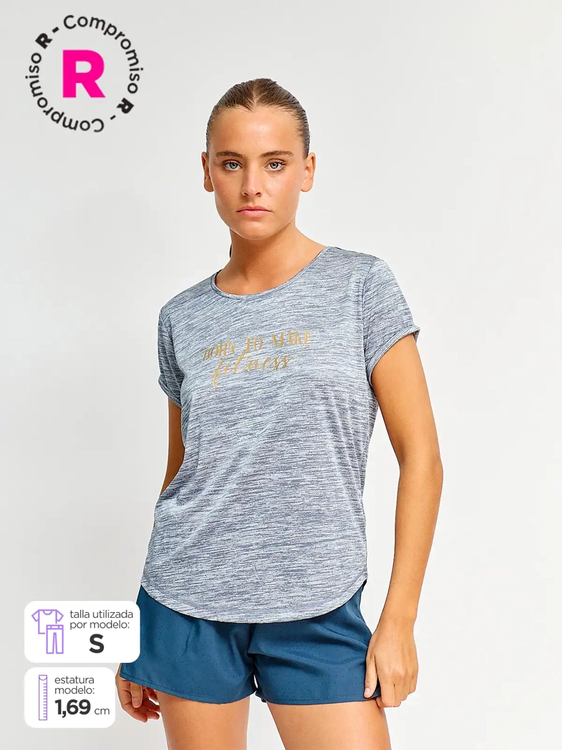 POLERA MANGA CORTA MUJER REVUP MELA PRINT - 1