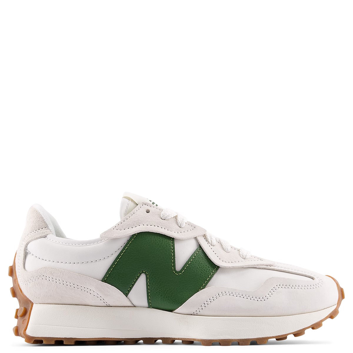 ZAPATILLAS MUJER NEW BALANCE URBANAS VERDE U327WKN CUERO - 1