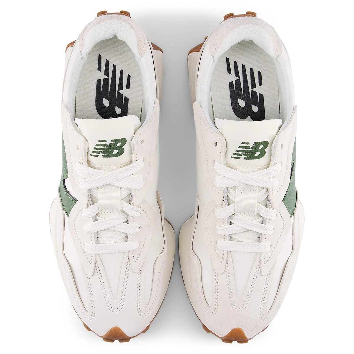 ZAPATILLAS MUJER NEW BALANCE URBANAS VERDE U327WKN CUERO - 3