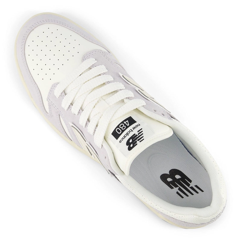 ZAPATILLAS HOMBRE NEW BALANCE CASUAL GRIS BB480PEG CUERO - 3