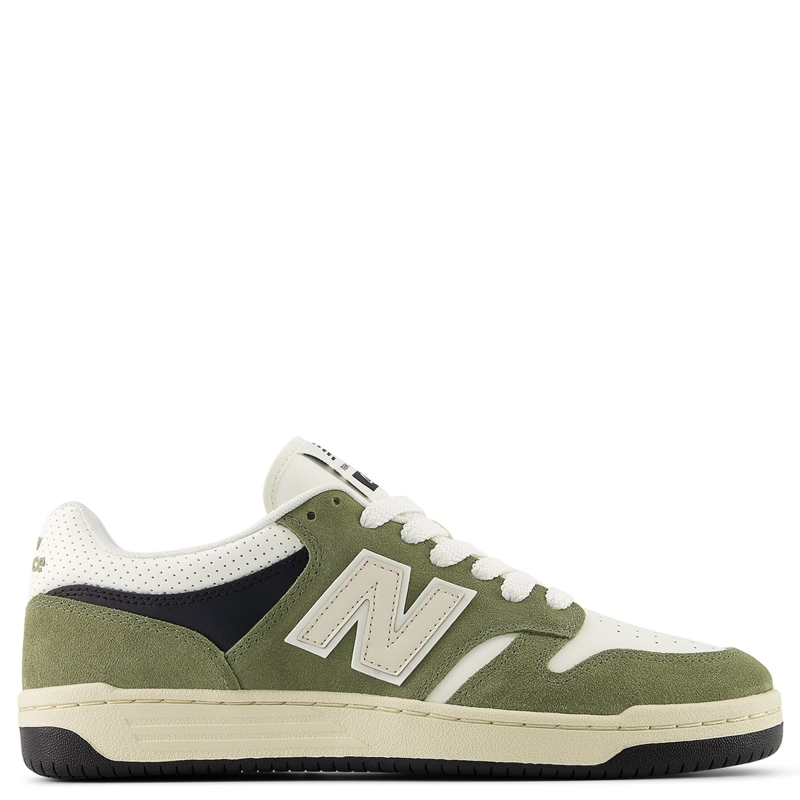 ZAPATILLAS HOMBRE NEW BALANCE URBANAS VERDE BB480PEO CUERO - 1