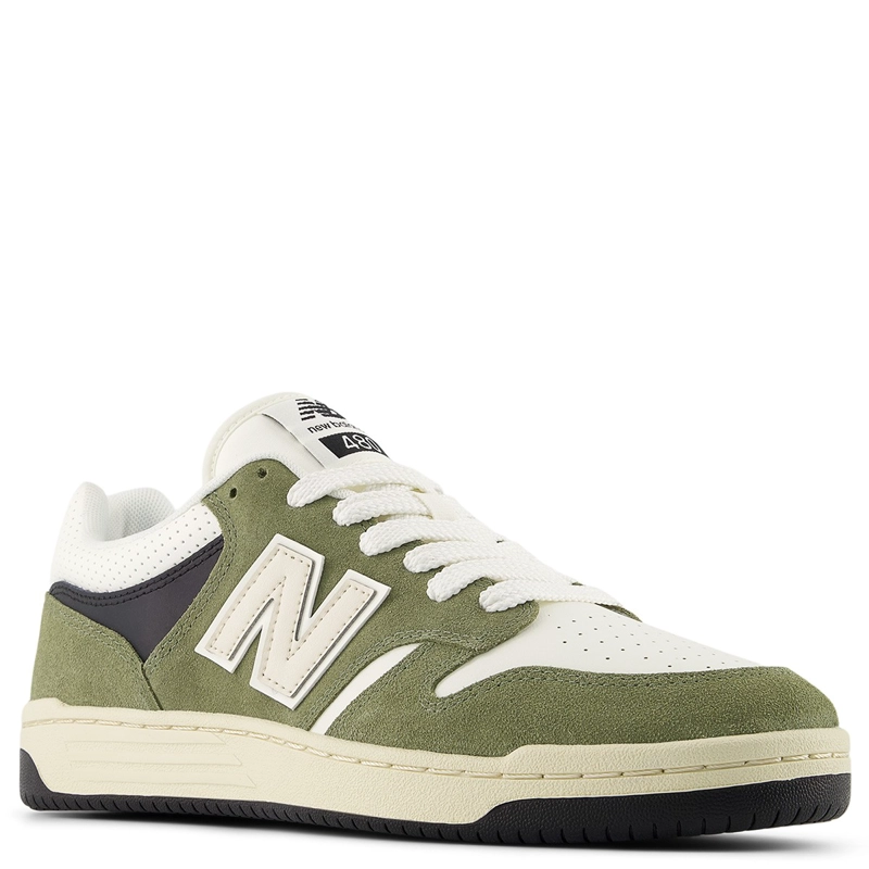 ZAPATILLAS HOMBRE NEW BALANCE URBANAS VERDE BB480PEO CUERO - 3