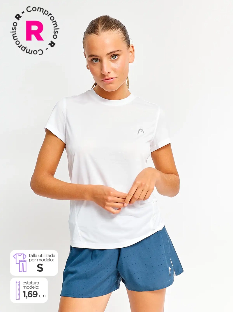 POLERA MANGA CORTA MUJER HEAD BTRAINY - 1