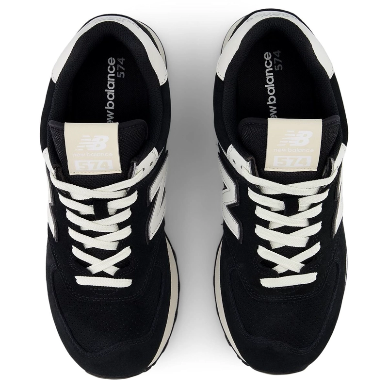 ZAPATILLAS HOMBRE NEW BALANCE CASUAL NEGRO U574YCE CUERO - 3
