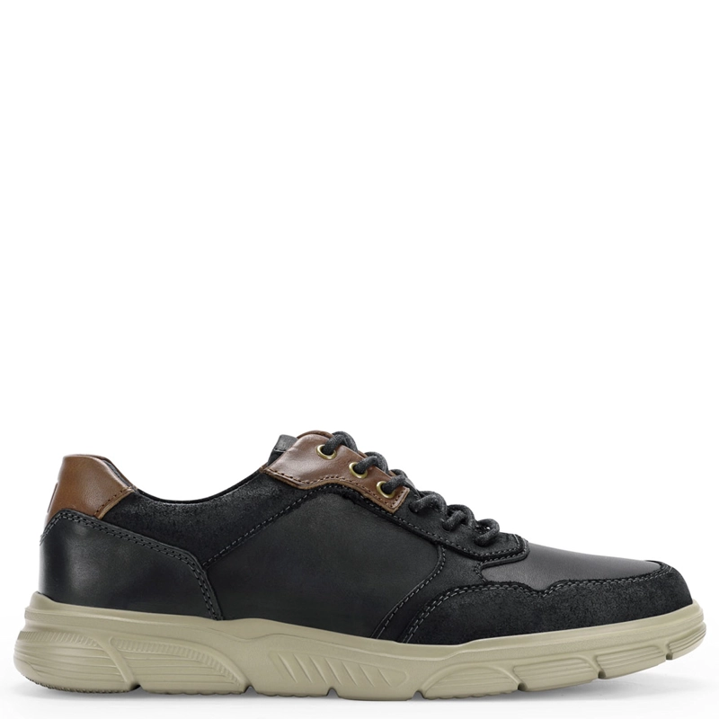ZAPATILLAS HOMBRE CARDINALE CASUALES NEGRO DOSSCOURT CUERO - 1