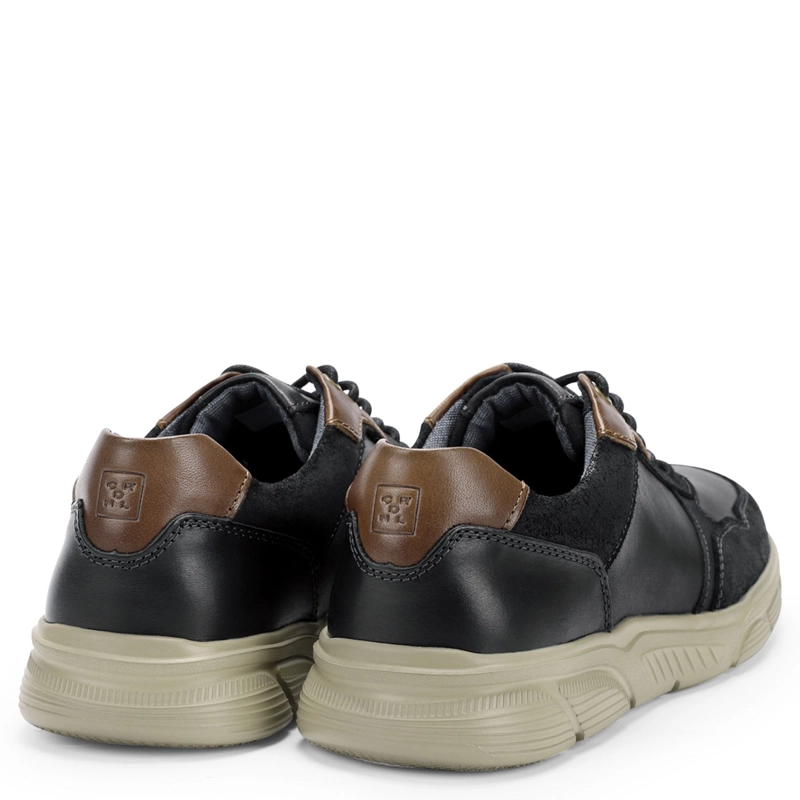 ZAPATILLAS HOMBRE CARDINALE CASUALES NEGRO DOSSCOURT CUERO - 4