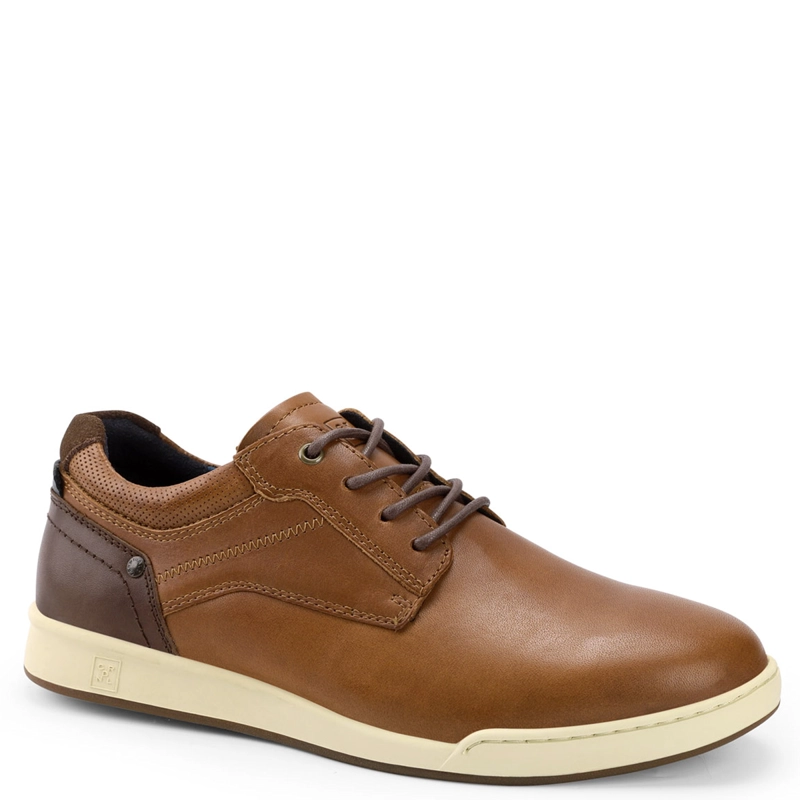 ZAPATILLAS HOMBRE CARDINALE CASUALES CAMEL  CRAM CUERO - 2