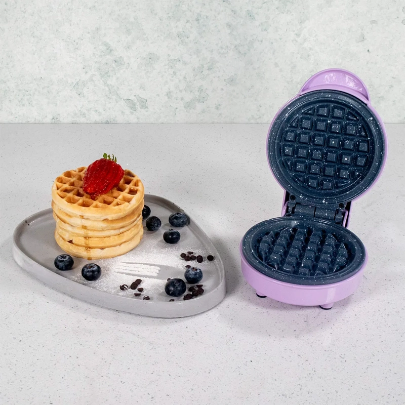WAFFLERA BLANIK MINI CERÁMICA LILA - 5