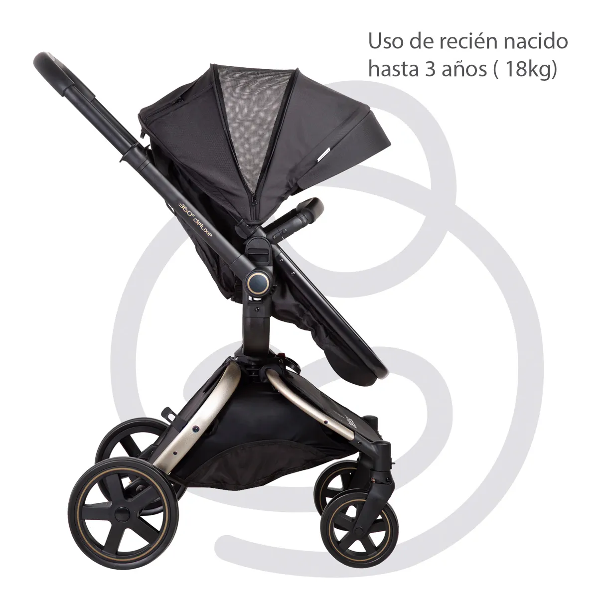 COCHE TRAVEL SYSTEM F8006 DORADO SX - 4